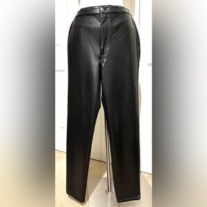 2 for $25 Ashley Mason Faux Leather Pants High Rise Light Stretch Size 31 EUC